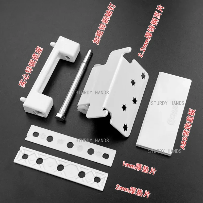 2PCS galvanized steel plastic steel door hinge old-fashioned door and window hardware accessories