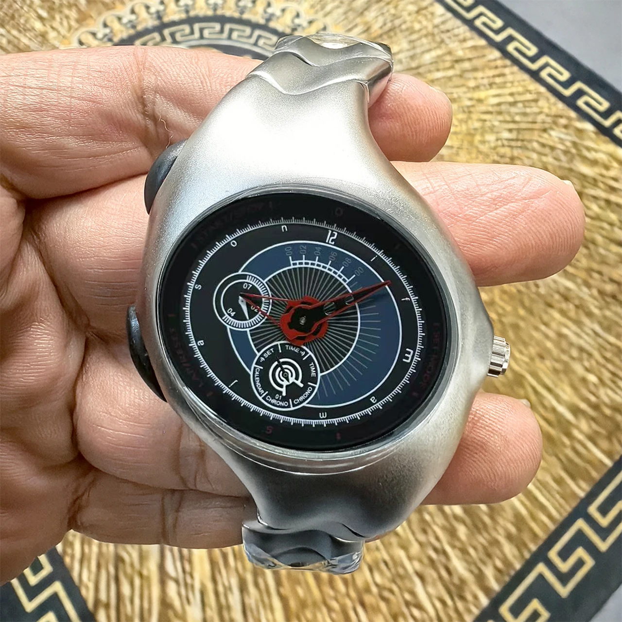 Reloj de cuarzo Original Alien y2k, creativo, Vintage, a la moda, relojes de diseño retorcido para hombre, Reloj часы мужɔе 1926