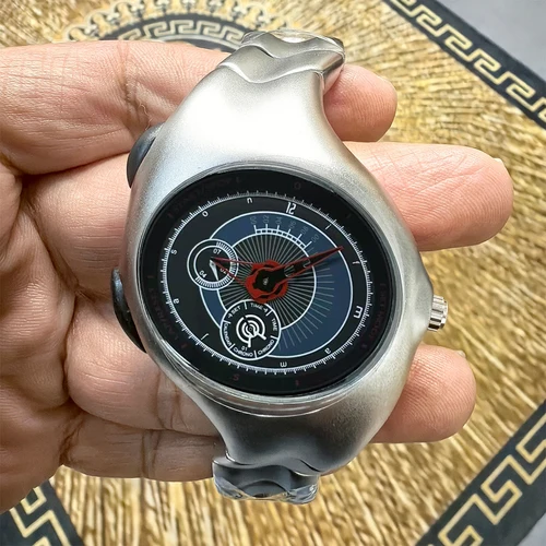 Imagen 2 del producto Reloj de cuarzo Original Alien y2k, creativo, Vintage, a la moda, relojes de diseño retorcido para hombre, Reloj часы мужɔе 1926