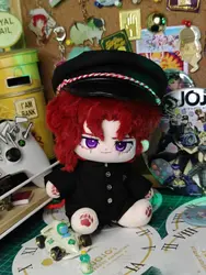 20 cm JoJo's Bizarre Adventure Kakyoin Noriaki Plushies Figure Soft Plush Dress Up Doll Body Ears Cosplay Props Fans Xmas Gift