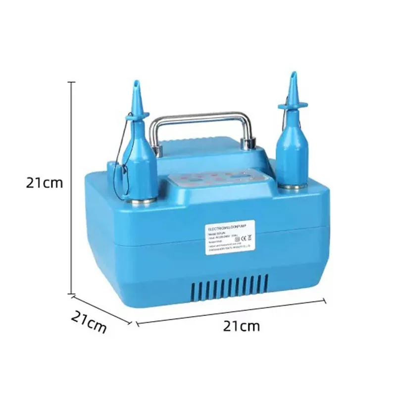 Portable Dual Outlet Balloon Inflation Pump B312N Supporting Timed Quantitative Inflation For Festival Party Decor