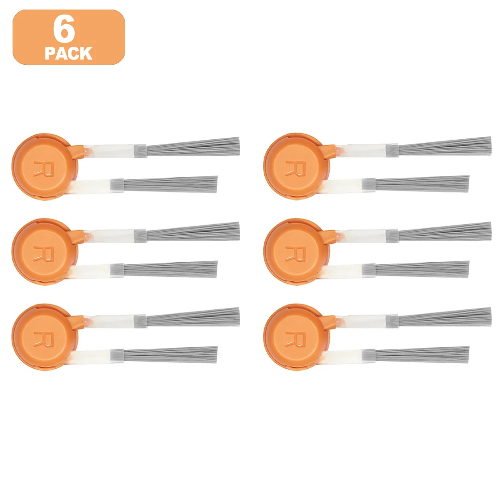 

6pcs Side Brushes Side Brush Accessories For NARWAL For Freo X10 Pro / YJCC027 Robotic Vacuum Cleaner Parts