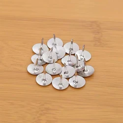 Push Pins para Cork Board Bulletin Boards, Tachas de Polegar, Pontas Afiadas, Pins Easy Push, Redondeza Metálica, 50 Pacotes