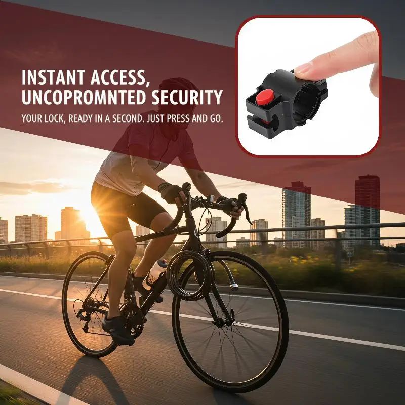 New Weather Resistant Bicycle U Lock 1Pc Universal Anti-Theft Durable Bike Lock for Road Mountain Bike Outdoor Use