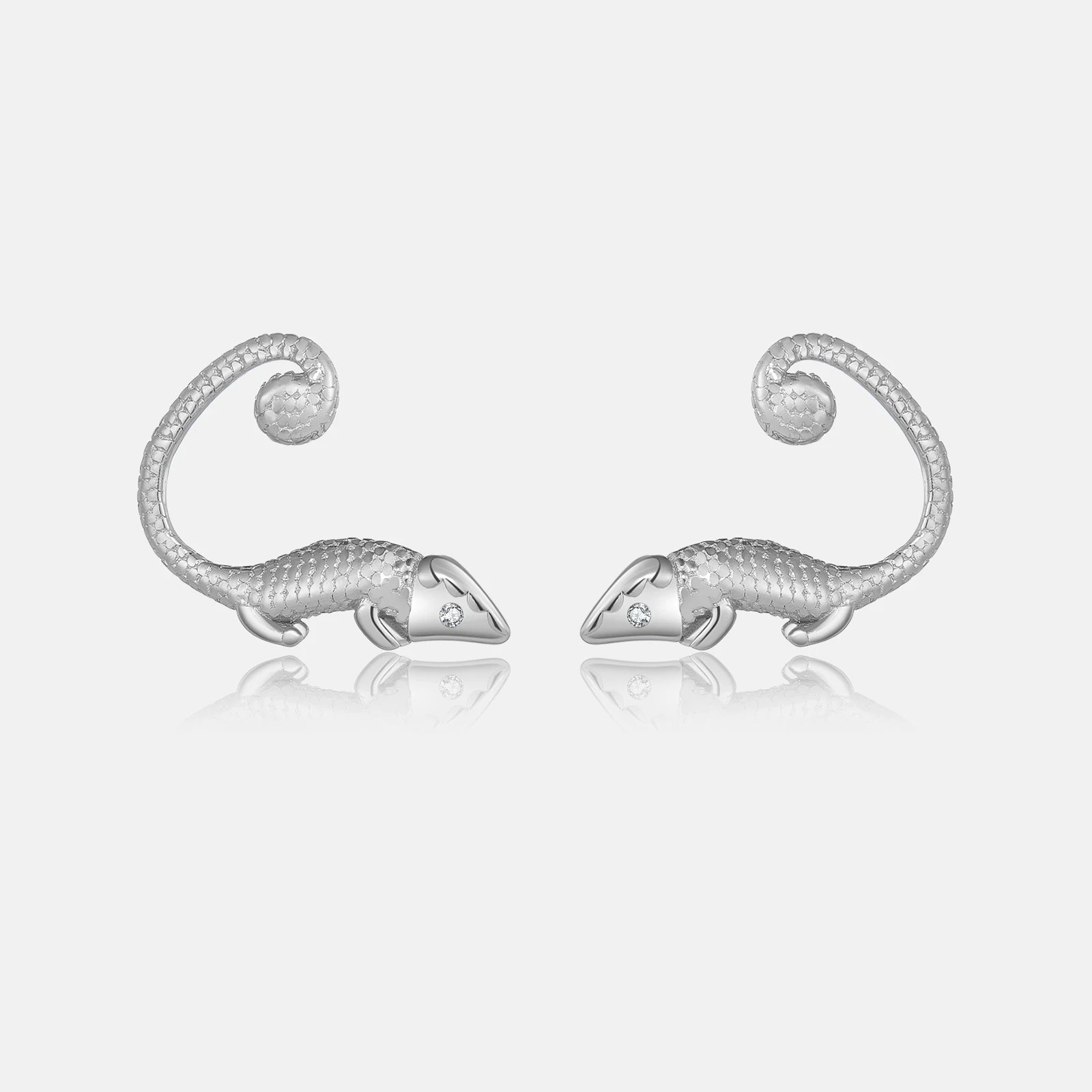 VEWANT 100% 925 Sterling Silver Lizard Stud Earring For Women 2024 Simple Fashion Fine Party Birthday Gift Jewelry