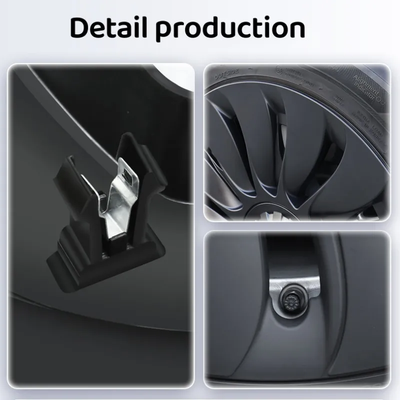 1PCS/4PCS Hub Cap Performance Replacement 19 Inch Wheel Cap Automobile Hubcap Full Rim Cover Accessories For Tesla Model Y 2024