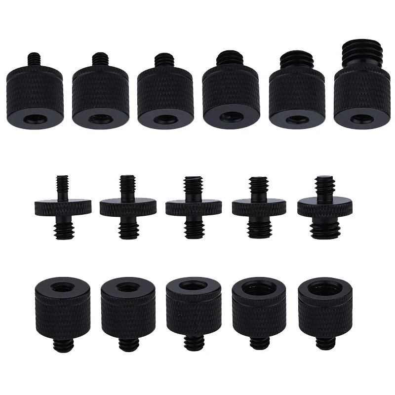 ด้ายอลูมิเนียมอะแดปเตอร์สกรูอะแดปเตอร์ขาตั้งกล้องอะแดปเตอร์ Mount Adapter การถ่ายภาพอะไหล่ 1/4 หญิง/1/4 ชาย Dropsale