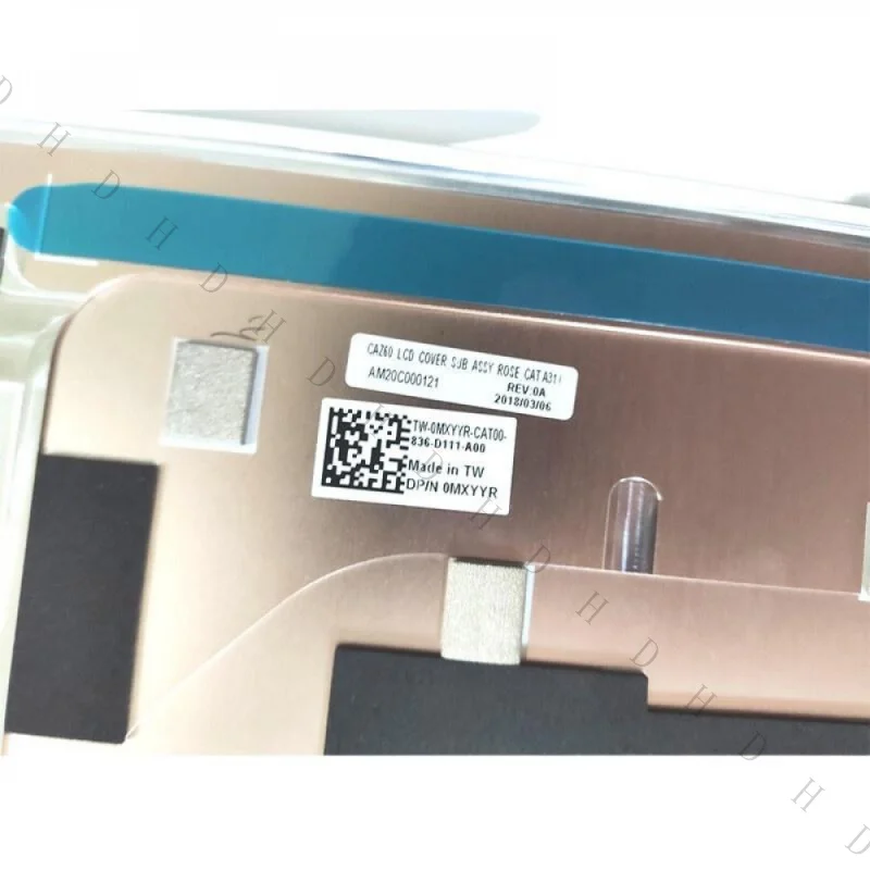 K+For DELL XPS13 9370 Rose Gold A Shell LCD Back Cover Top Lid P/N 0MXYYR MXYYR Laptop Replacement Part