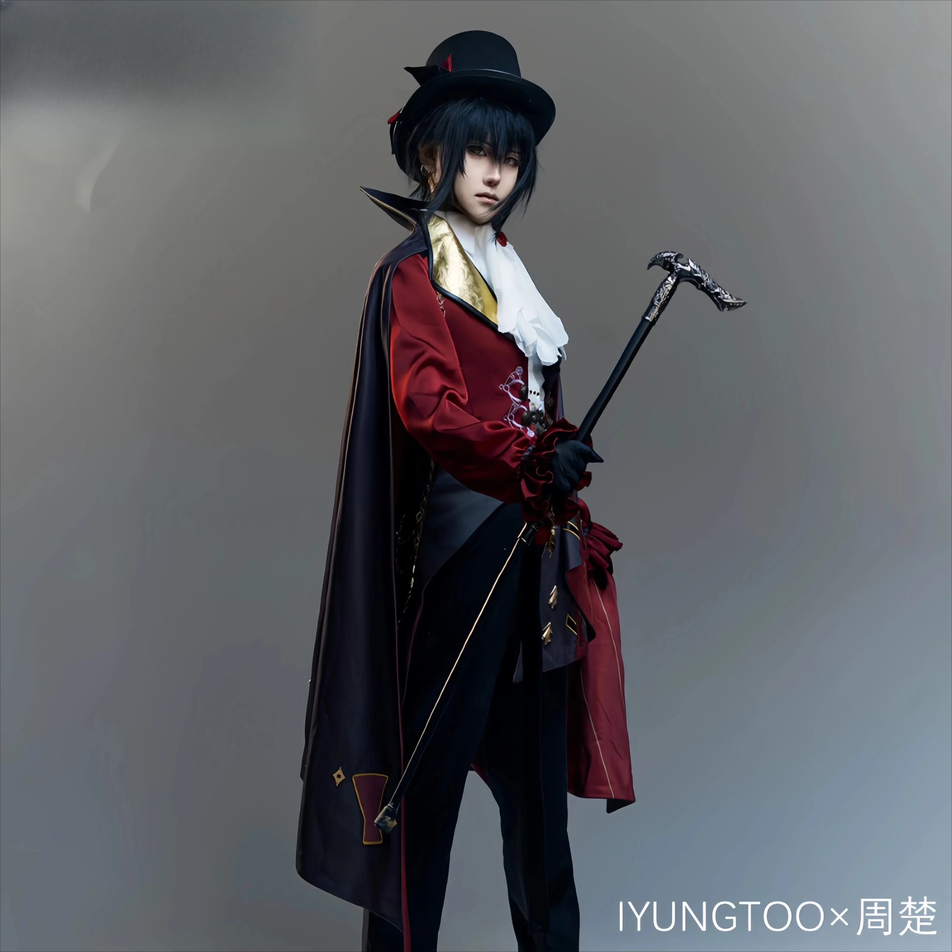 Lord of Mysteries Klein Moretti Cosplay Costume Halloween Christmas New Gothic suits hat cloak vest prop uniform men women HCos view 3