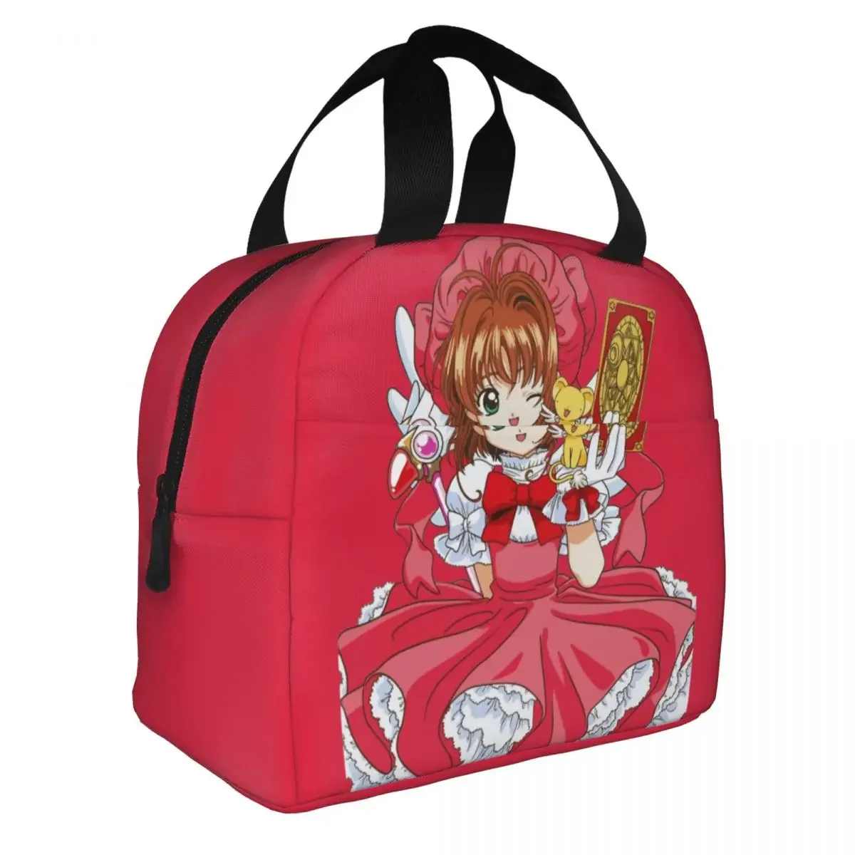 

Cardcaptor Sakura Kinomoto Insulated Lunch Bag Cooler Bag Lunch Container Leakproof Lunch Box Tote Bento Pouch School Outdoor