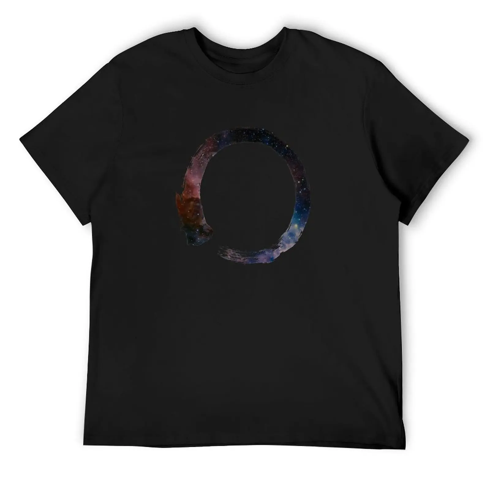 

Zen Buddhism Enso Galaxy Brush T-Shirt anime clothes Blouse oversized t shirt big and tall t shirts for men