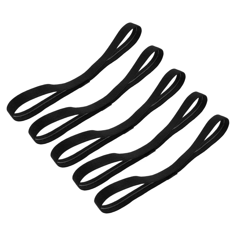 

5pcs Women'S Non-Slip Elastic Sports Headbands Sweat-Wicking Yoga Running Fitness Gym Sweatbands Breathable Anti-Slip Athletic
