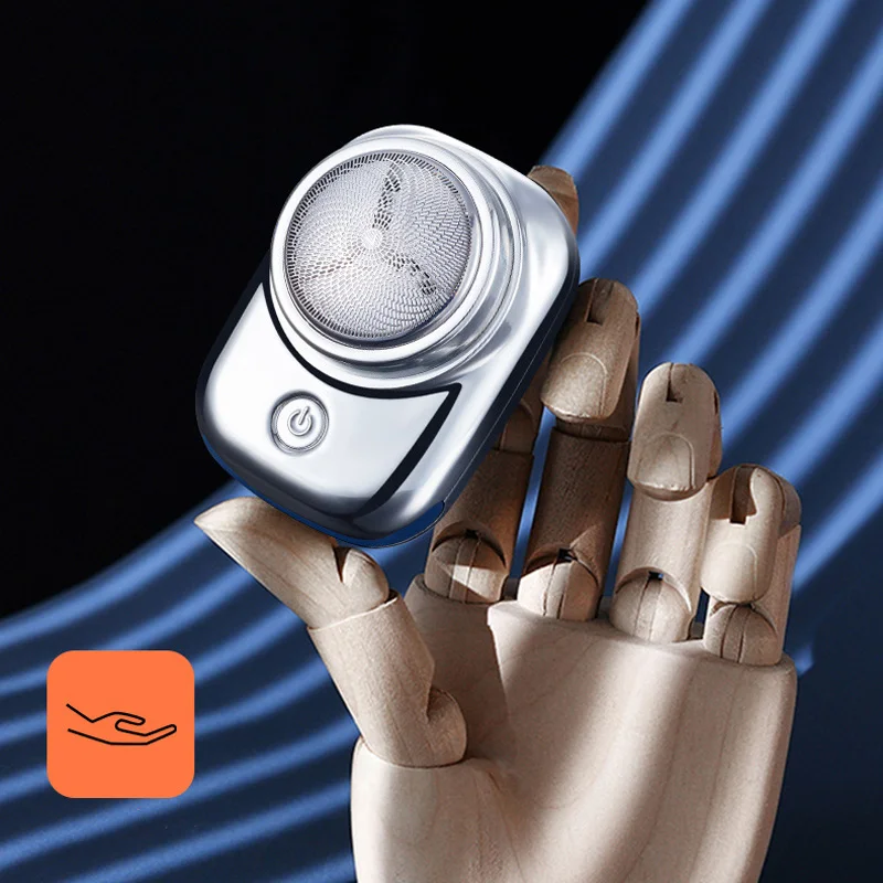 ماكينة حلاقة كهربائية صغيرة محمولة للسفر للرجال بحجم الجيب قابلة للغسل ماكينة حلاقة كهربائية قابلة للشحن للرجال لحلاقة الوجه بدون أسلاك