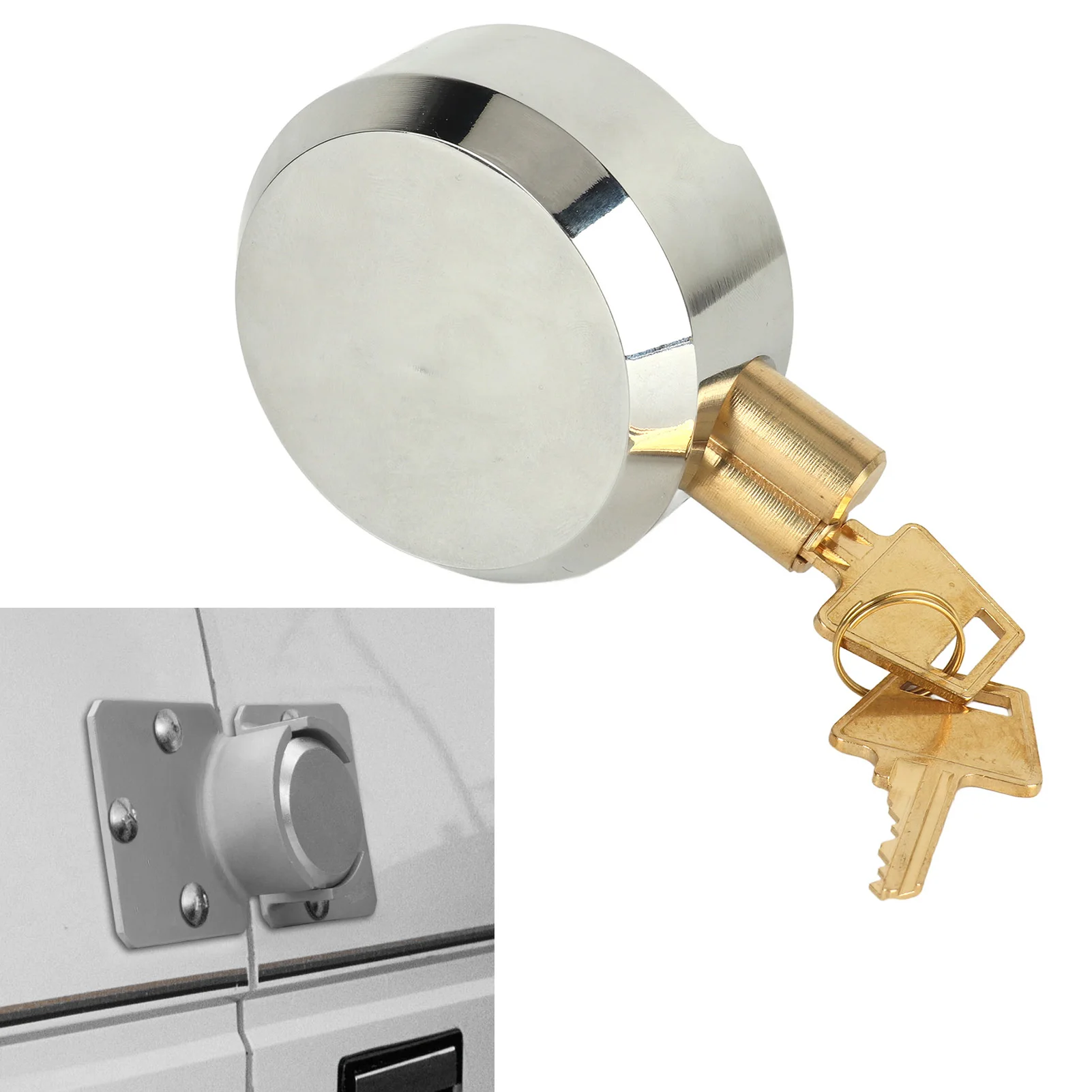 

Навесные замки со скрытой скобой, устойчивый к высоким уровнем безопасности, замок с шайбой для двери прицепа с 2 ключами для складских контейнеров