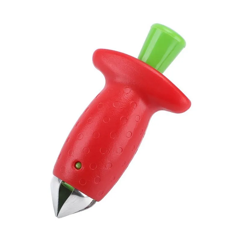 Strawberry Huller Pineapple Cutters Novel Tomato Stalks Remover Fruit Knife Useful Strawberry Leaf Cleaner Kitchen Accessories view 3