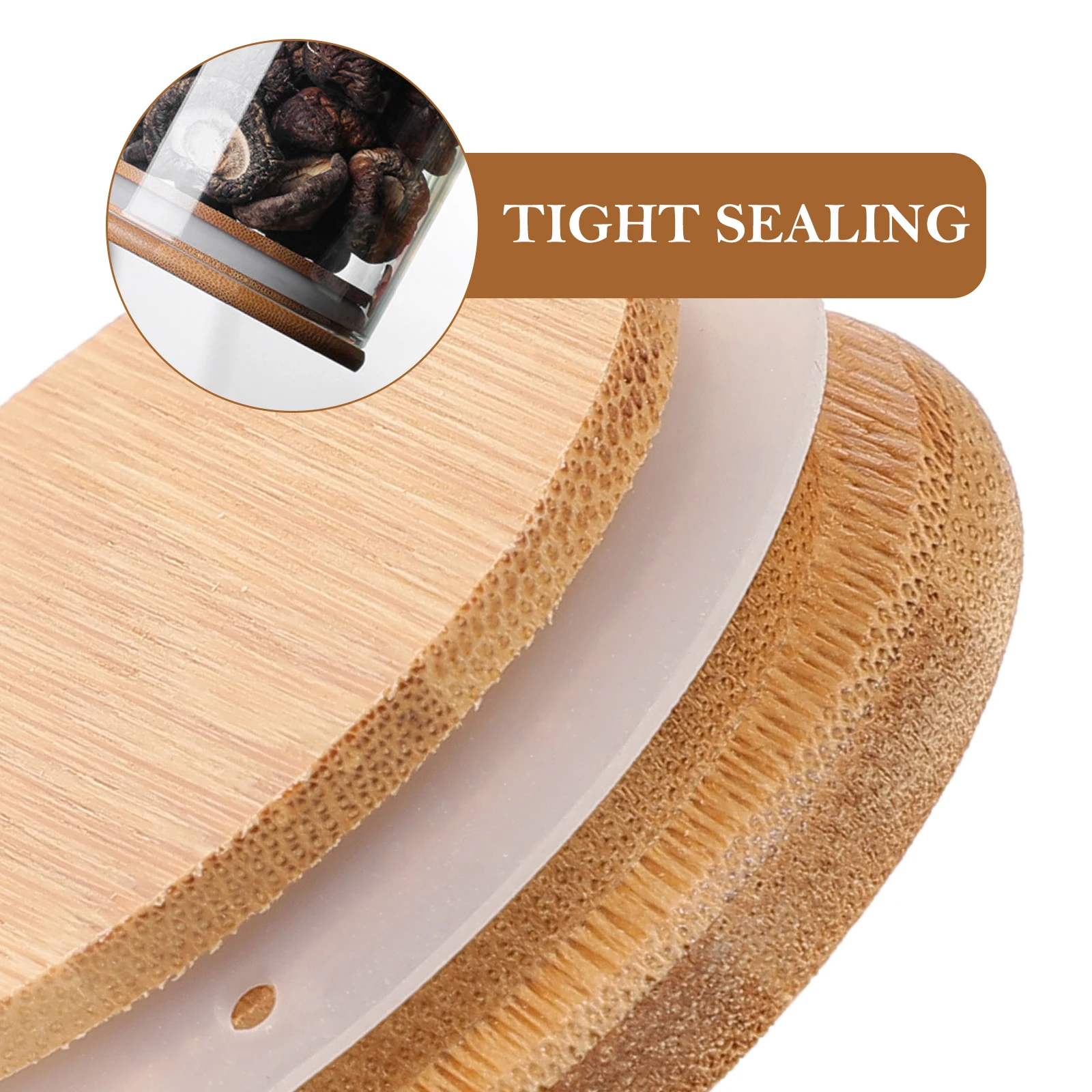 

4pcs Canisters With Lids Large Capacity Kitchen Bathroom Organizer Jars For Cotton Swabs Makeup Tools Food Storage Glass