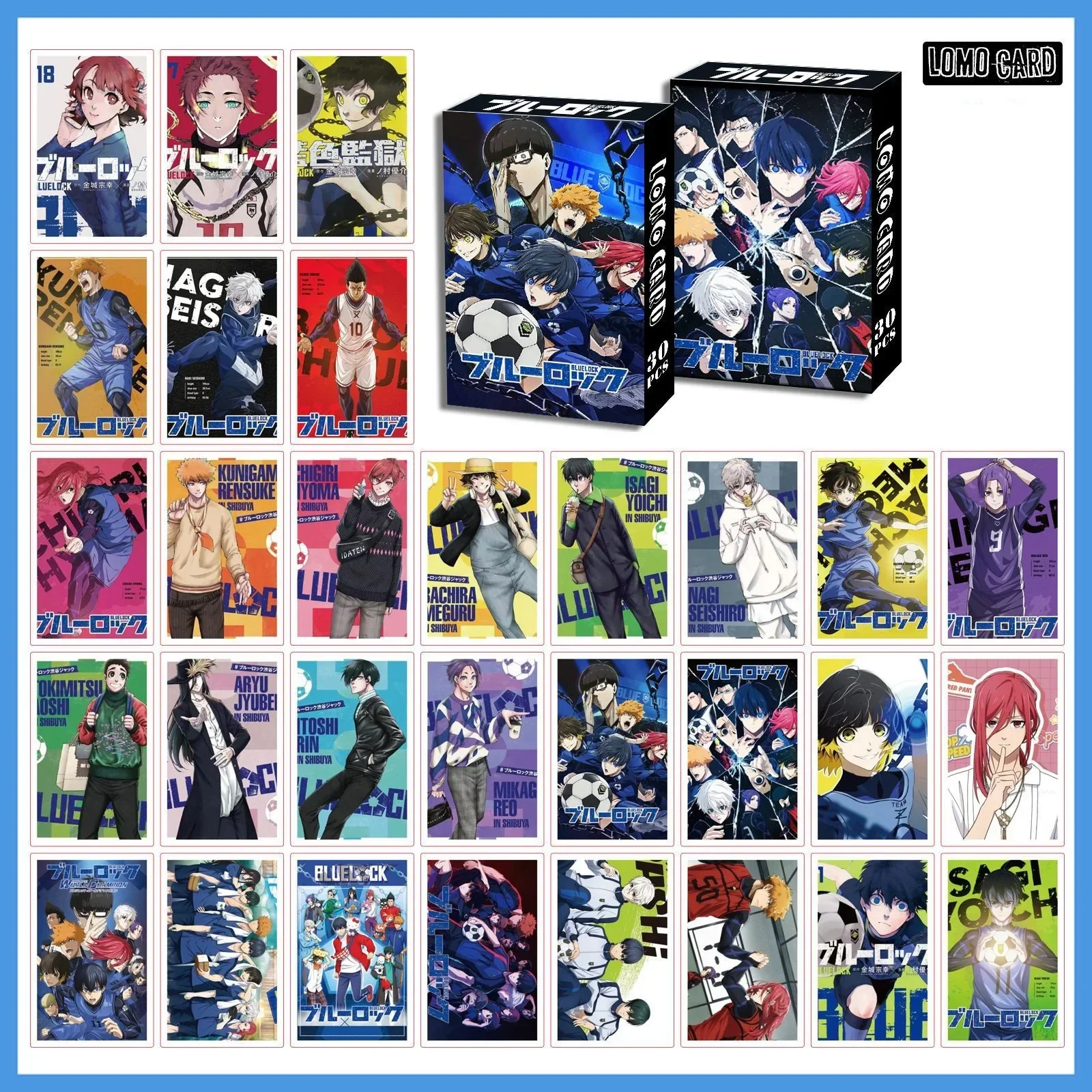 30Pcs/Set Anime Kawaii Photocards Kpop Lomo Cards  Photo Print Cards Album Fans Collection Gift