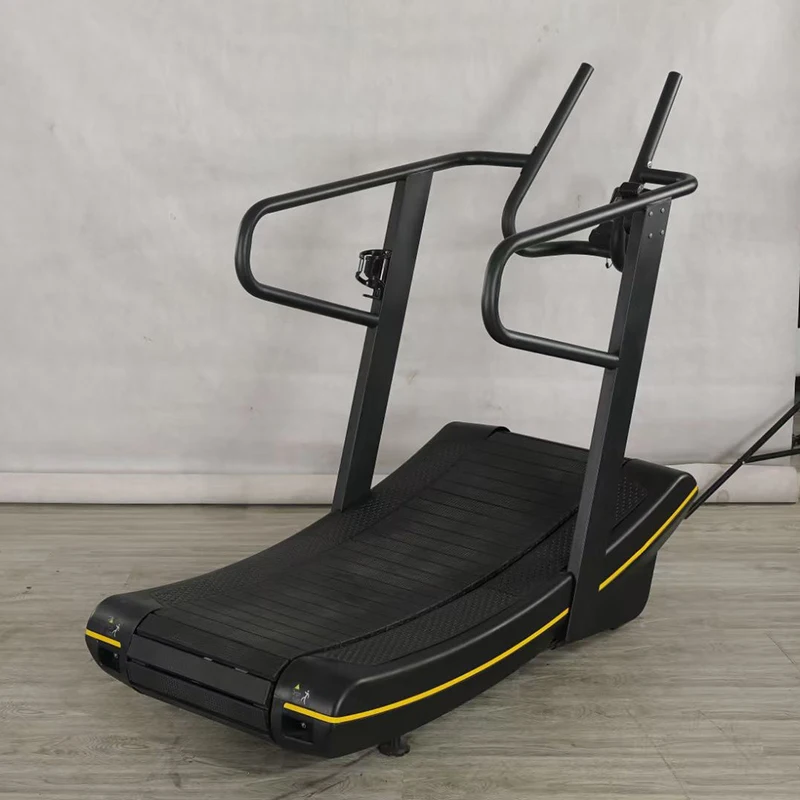Sports Air Runner Non-electric Unpowered Arc Treadmill with Fast Treadmill Sprint