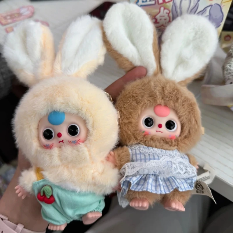 정품 미니어처 토끼 시리즈 블라인드 박스 수집용 장난감 귀여운 펜던트 유행 선물 소녀용 데스크탑 장식품