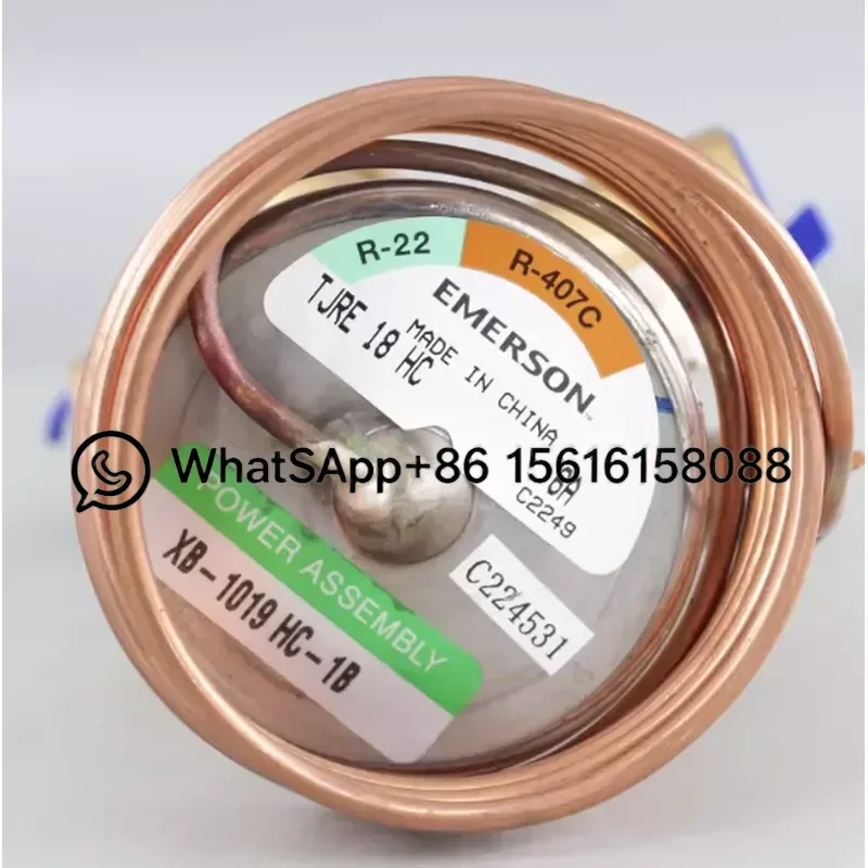 Original Emerson Thermal Expansion Valve TJLE 14HC TJRE 18HC for Central Air Conditioning Heat Pump System Replacement Parts