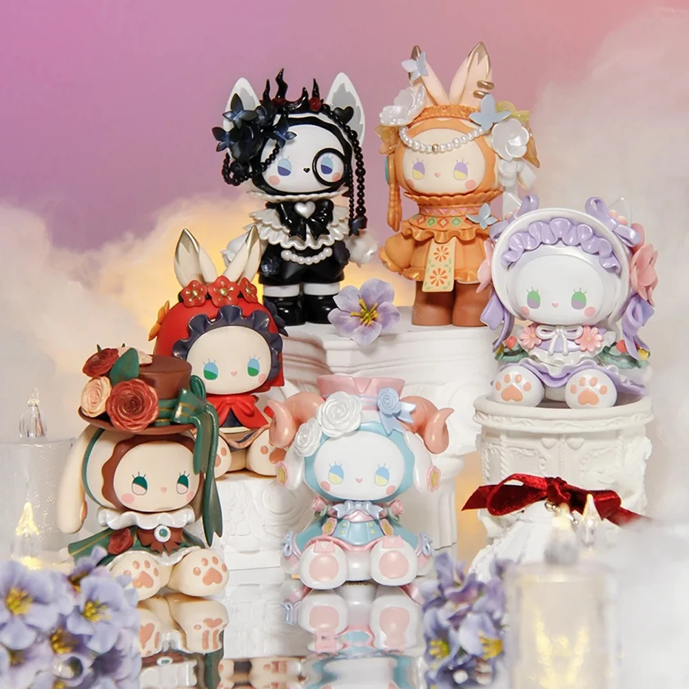 إيما سيكريت فورست يؤرخ سلسلة صندوق أعمى لطيف يدوية اللعب دمية G11 العصرية زخرفة المد الجديد تحصيل لعبة