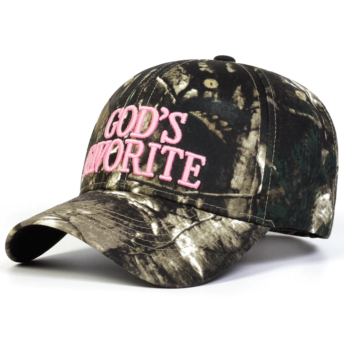 Unisex GOD'S FAVORITE Letter Embroidery Baseball Caps Spring and Autumn Outdoor Adjustable Casual Hats Hip Hop Hat Sunscreen Hat