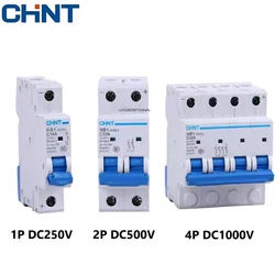 Chint dc回路ブレーカNB1-63DC 1 1080p 2 1080p 4p DC500V 6KA C1A 2A 3A 4A 5A 6A 10A 16A 20A 25A 32A 40A 50A 63Aミニdc回路ブレーカ