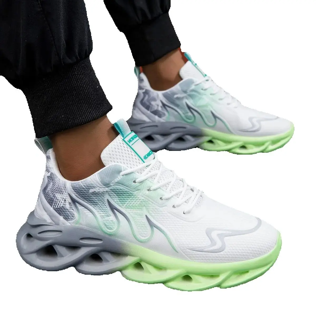 

Men Women Lightweight Mesh Breathable Comfortable Flat Soft Tennis Summer Lace-up Sneakers Man Unisex Running Shoes