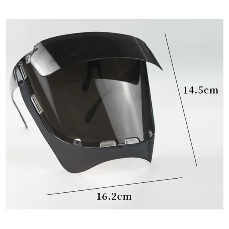 AB66-Máscara de soldagem automática montada na cabeça Óculos Filtro de luz Anti-reflexo Equipamento de capacete de soldagem Máscara protetora