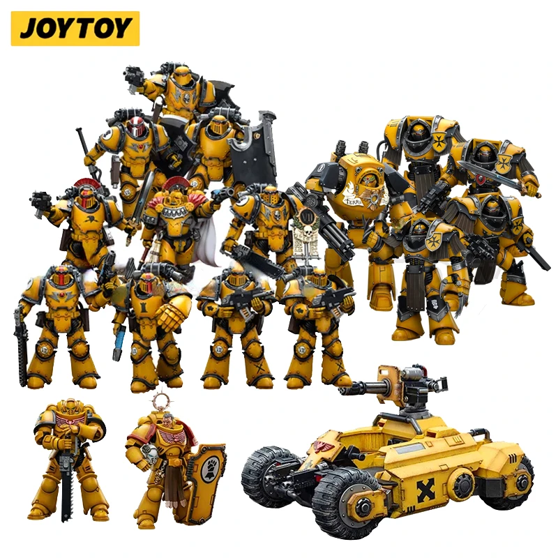 JOYTOY 1/18 Action Figure 40K The Horus Heresy Fists Squads & Mechas Anime Collection Military Model