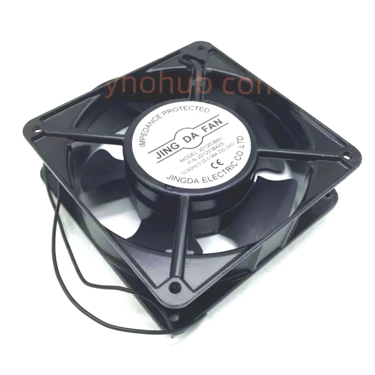 JING DA FAN JD12038 0.06A 120x120x38mm 2-Wire Server Cooling Fan