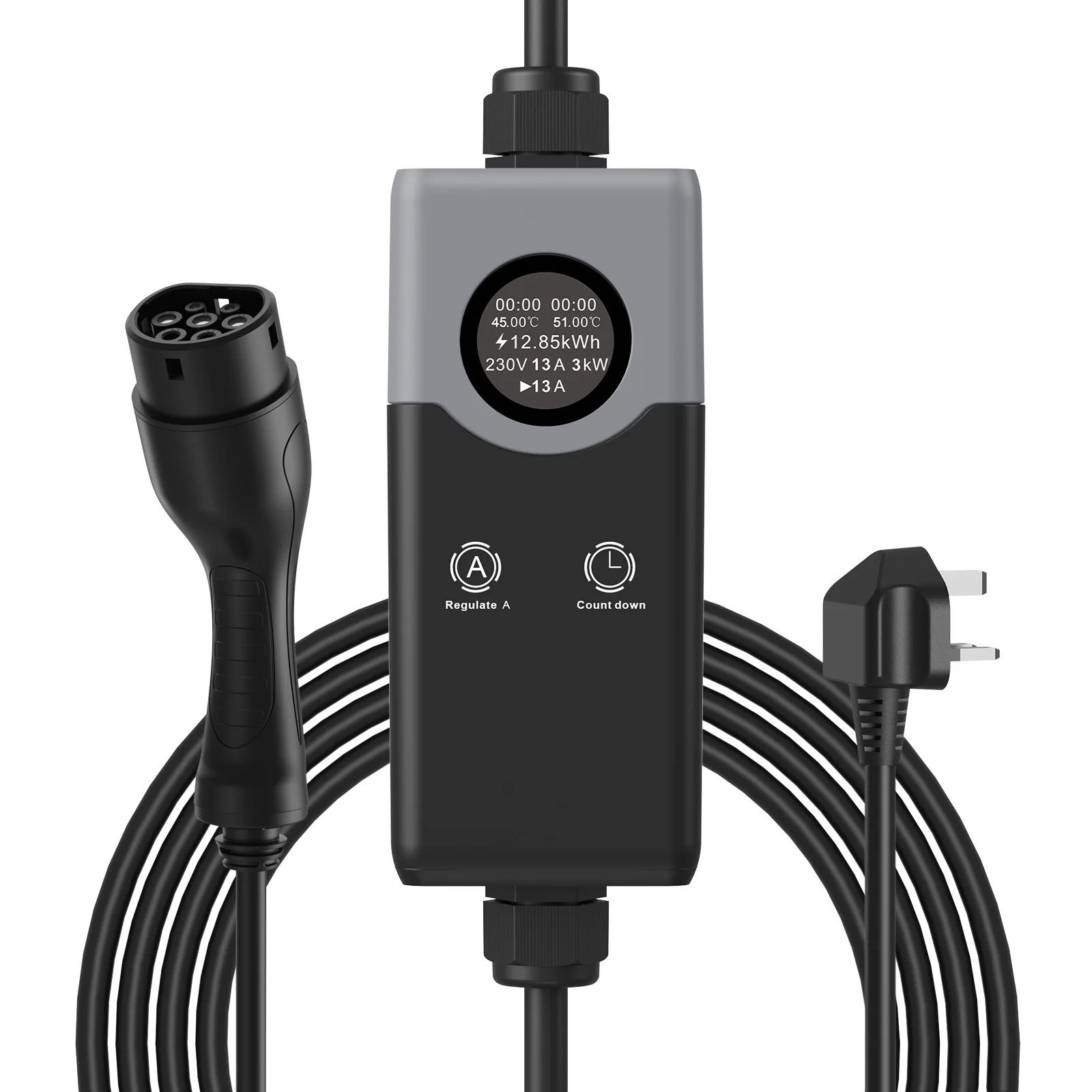 

Портативный зарядный пистолет европейского стандарта 32 А, новый энергетический автомобиль, британский стандарт, трансграничный новый зарядный ворс, европейский 6 2196-2