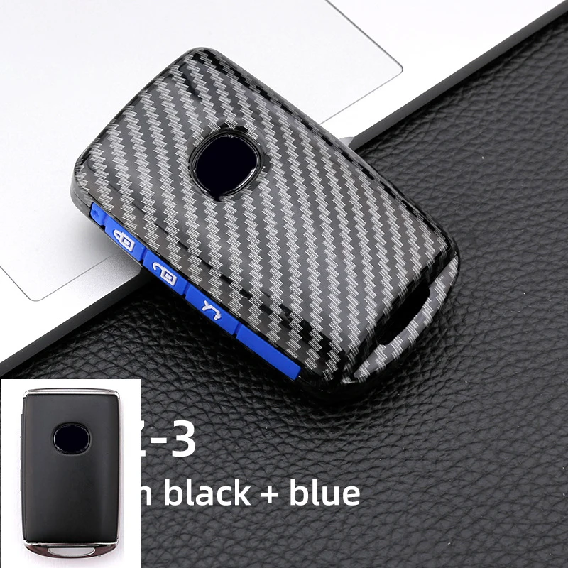 ABS Car Key Cases For Mazda CX-30 CX-5 CX-9 2020 2021 3 Sedan Hatchback 2019 Smart Remote Control Shell Protector Cover
