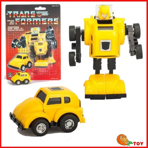 In Stock Transformers Toys US Version G1 84-86 KO Bumblebee Model Robot Collection Action Figure Toy Gift Hobby