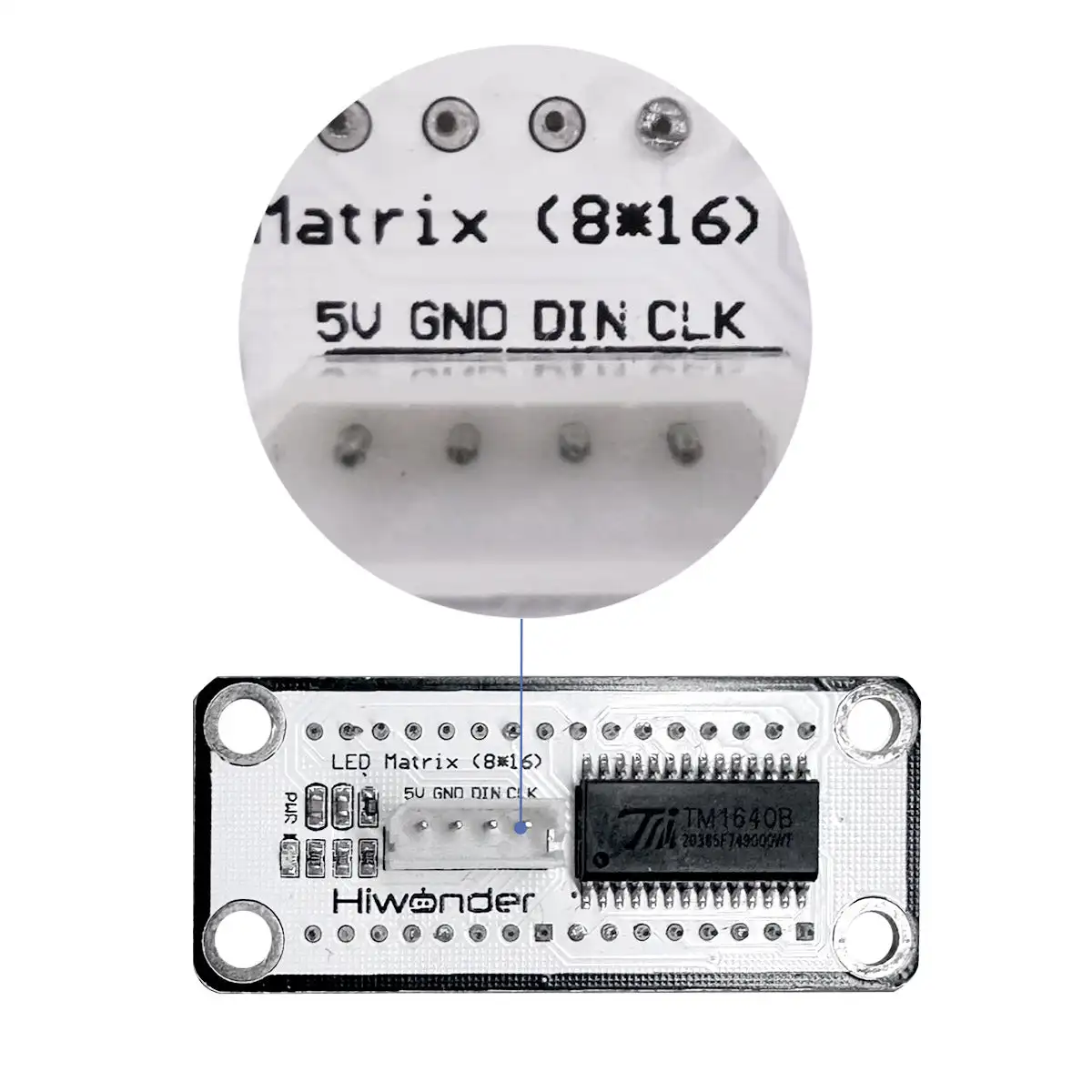 3PCS Dot Matrix Modul Hiwonder Roboter Auto LED Licht Modul DIY/MCU Steuerung