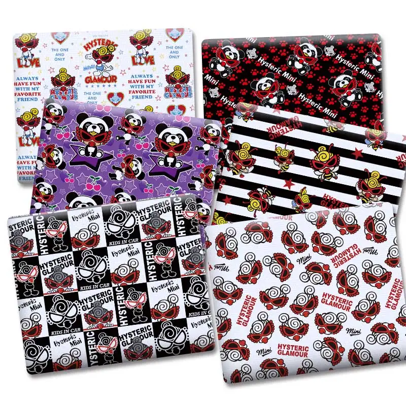 Cartoon DIY handmade sewing patchwork quilting baby dress home sheet 140cm printed sewing kids fabric