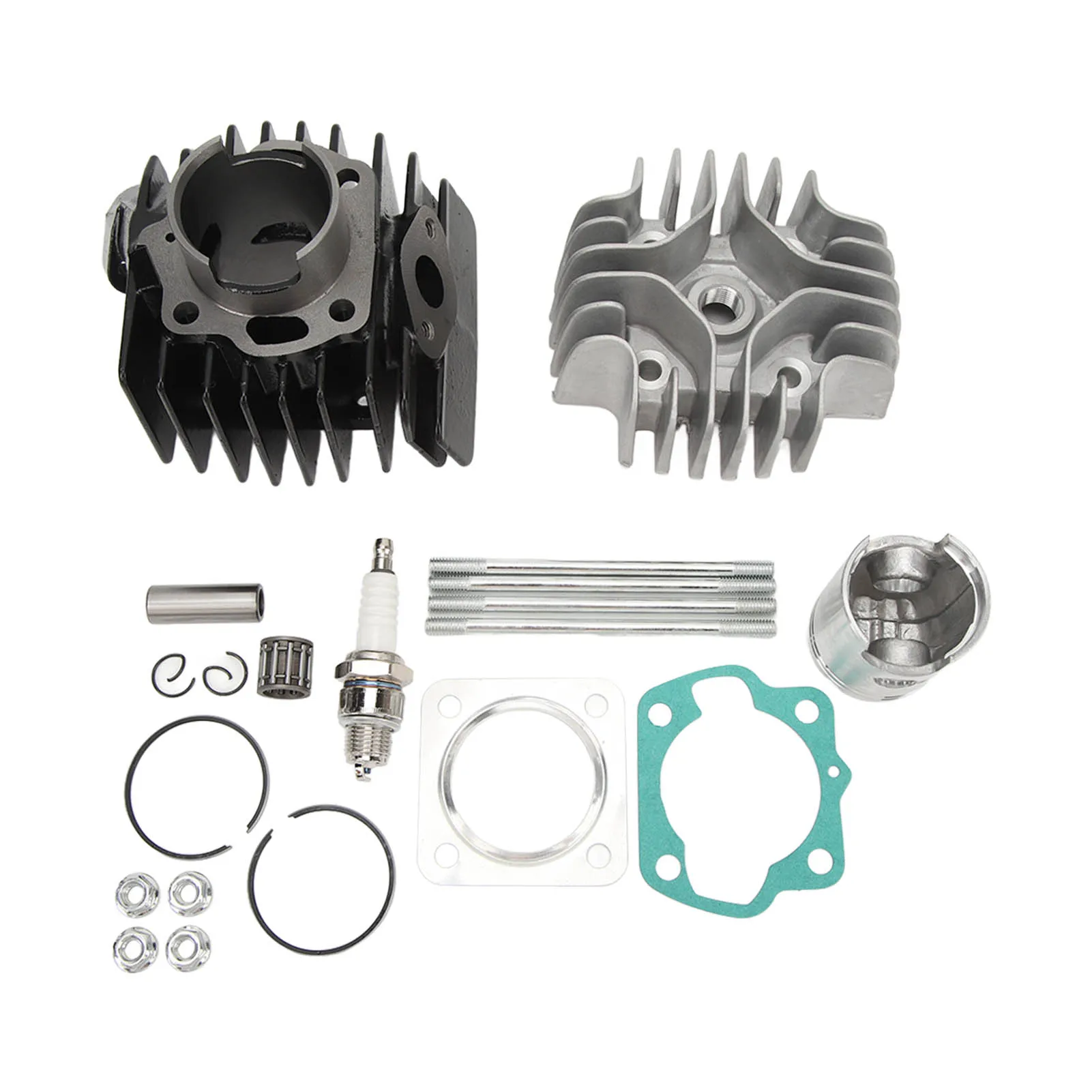 09482-00290 Zestaw górnego końca cylindra 41 mm 12110-43000 Zestaw uszczelek pierścieni tłokowych cylindra Zamiennik do Suzuki LT A50 JR 50