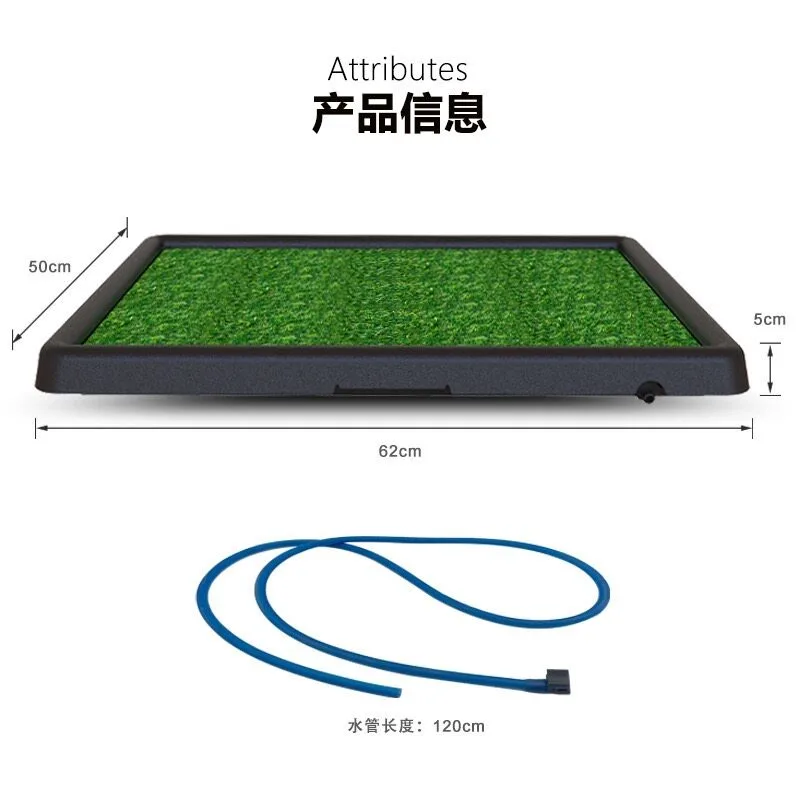 Dog Potty Training Grass Mat Fake Turd Washable Pet Pee Pad Toilet Indoor Outdoor Use