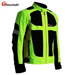 Giacca da moto estiva impermeabile riflettente equipaggiamento protettivo uomo Racing Oxford abbigliamento moto giacche da donna da uomo