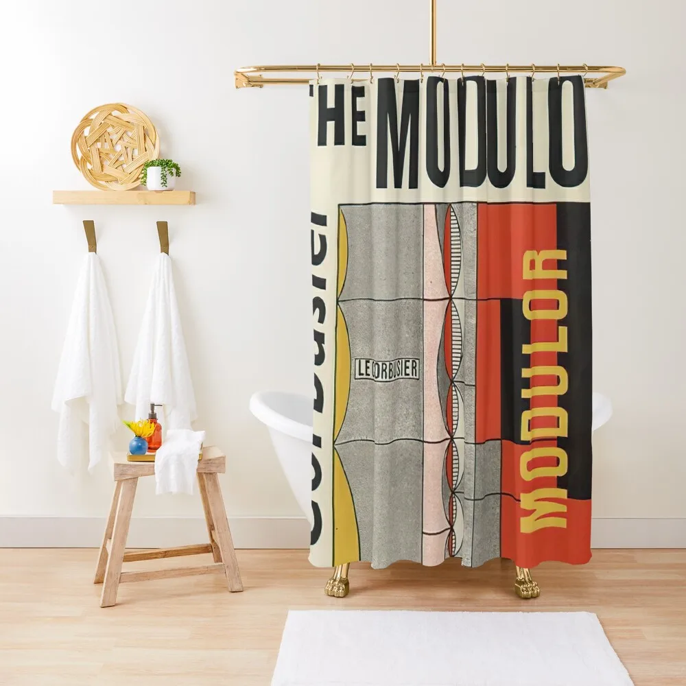 

Le Corbusier - The Modulor Portrait Shower Curtain Set For Bathroom Shower Waterproof Bathroom Box Curtain