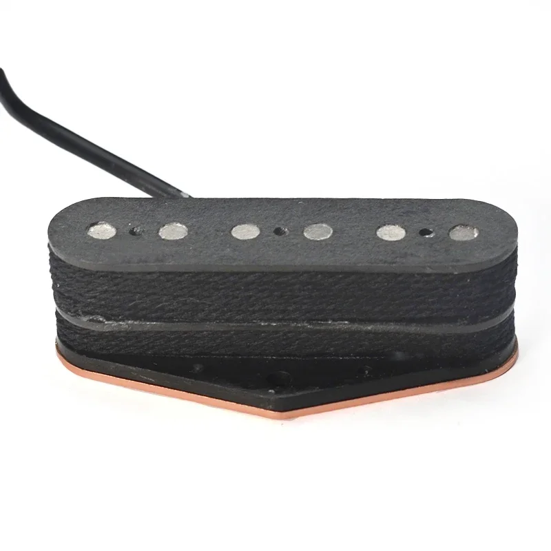 TL Humbucker Bridge Pickup Dual Layer Dual Coil Alnico 5 Pickup 6 String Open Styple Fiber Bobbin Magnet Black