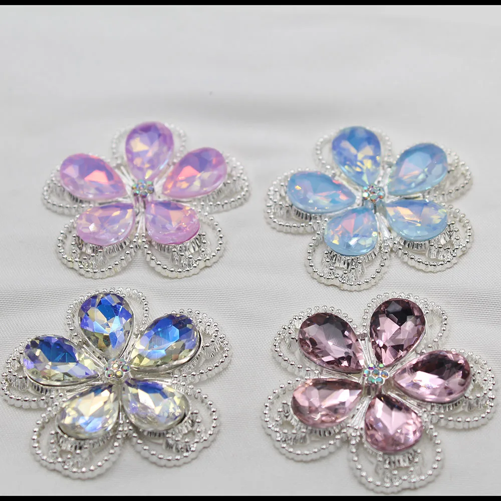 Exquisite 2 pieces of Yin alloy water droplet mocha material, DIY belt, luggage jacket can be fixed, versatile clothing