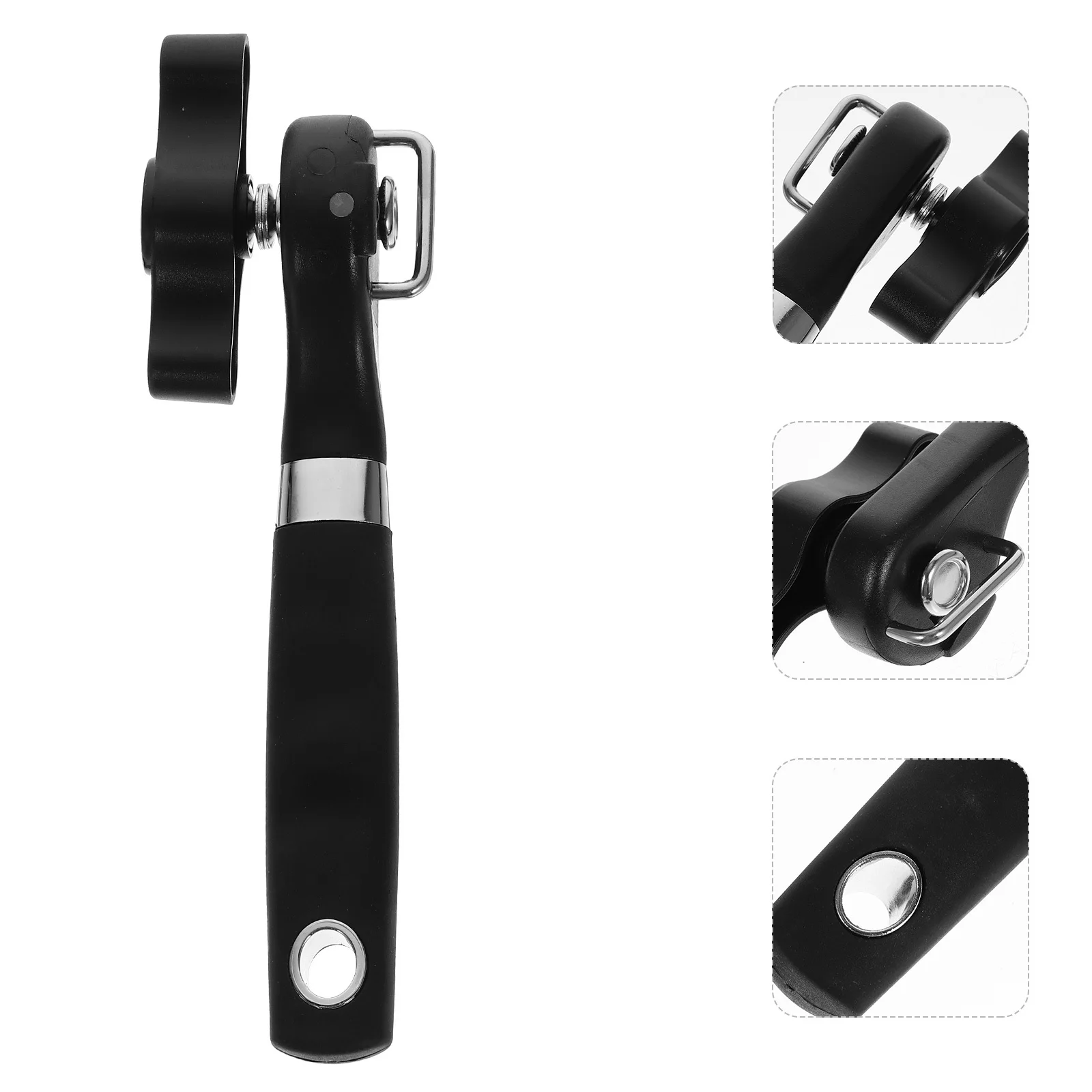 

1pc Can Opener Stainless Steel Compact Multi-Function Lid Opener For Jars Bottles Wear-Resistant Portable Kitchen Tool