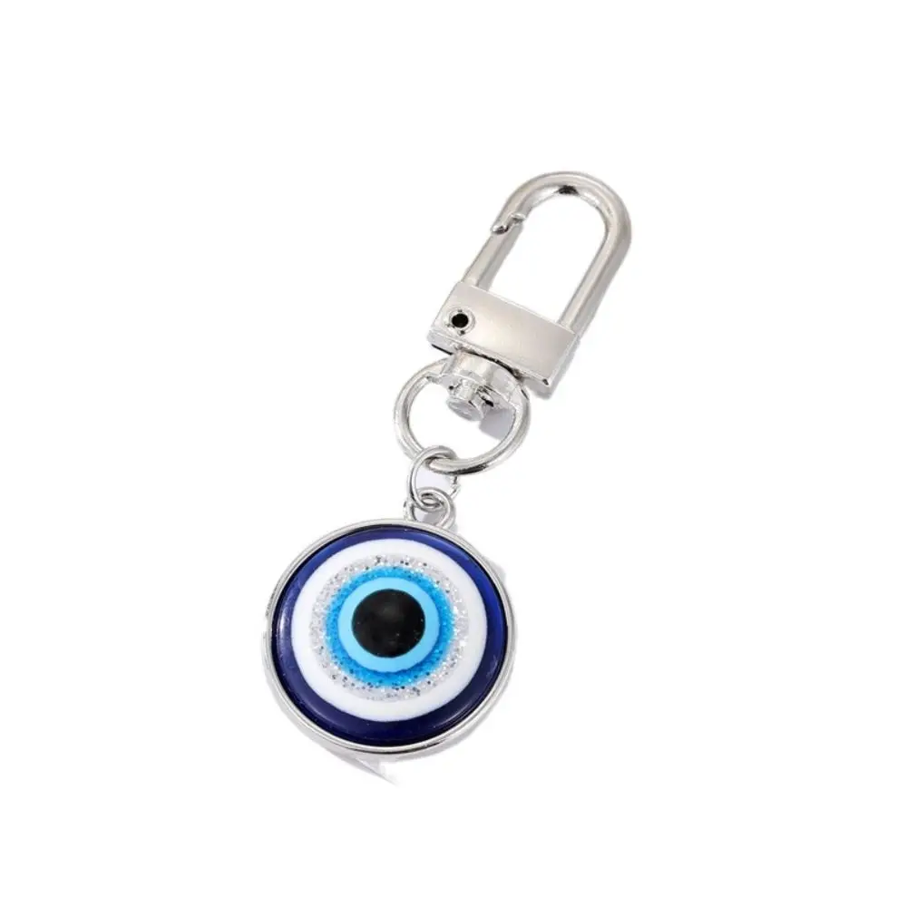 Cartoon Resin Star Demon Eye Keychain Alloy Palm Turkish Blue Eye Pendant Folk Style Car Pendents Couple