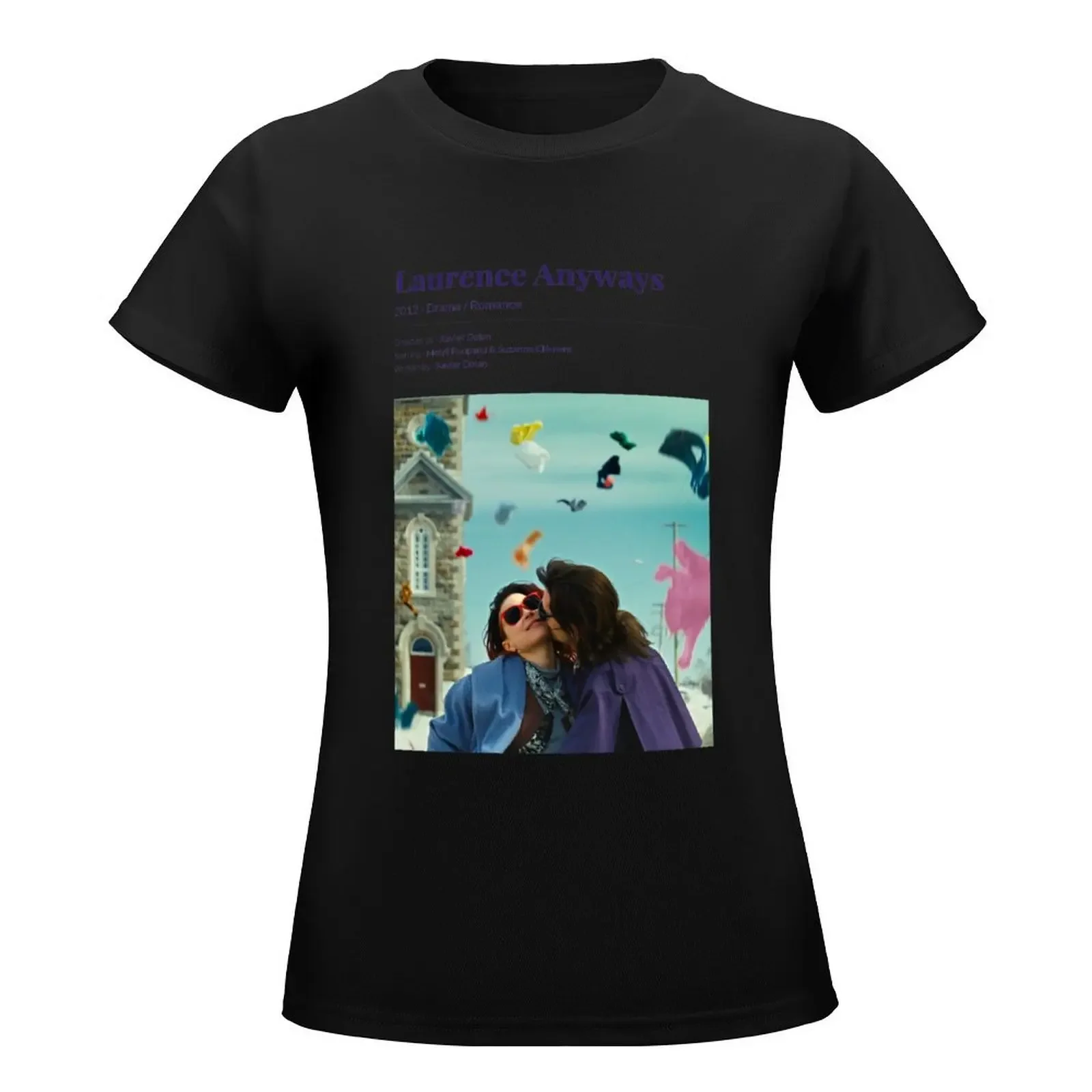 لورانس على أي حال (2012) تي شيرت فيلم Xavier Dolan ملابس أنيمي ملابس صيفية عصرية كورية سريعة الجفاف تي شيرت نسائي