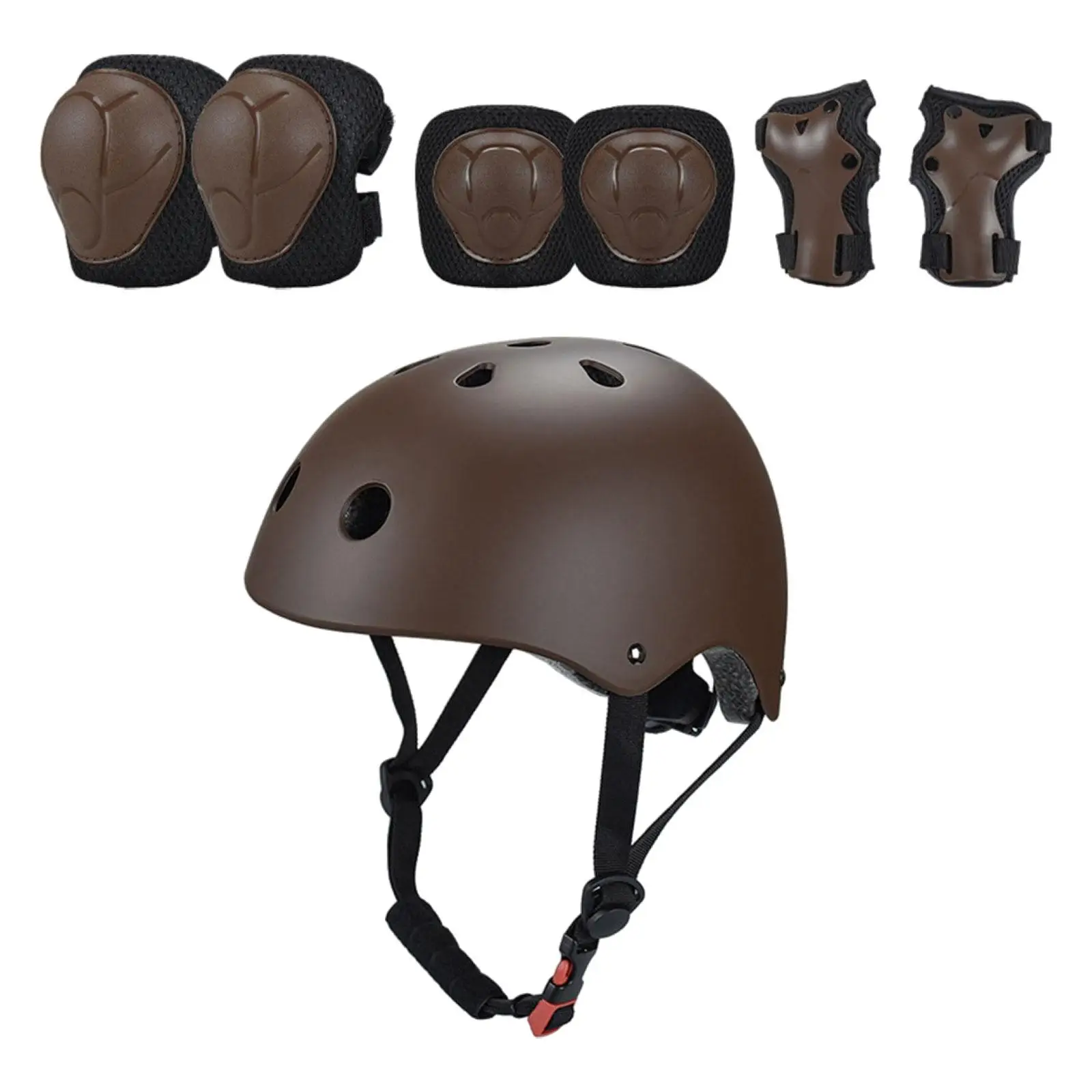 7 Pieces Kids Bike Helmet and Pads Set Protective Gear Protector Children