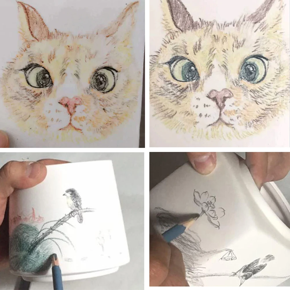 1X الفخار الفن أندرجلي أقلام ملونة السيراميك دهان داي رسمت باليد هوك خط أندرجلي اللون الرصاص مسحوق القلم الطين أداة