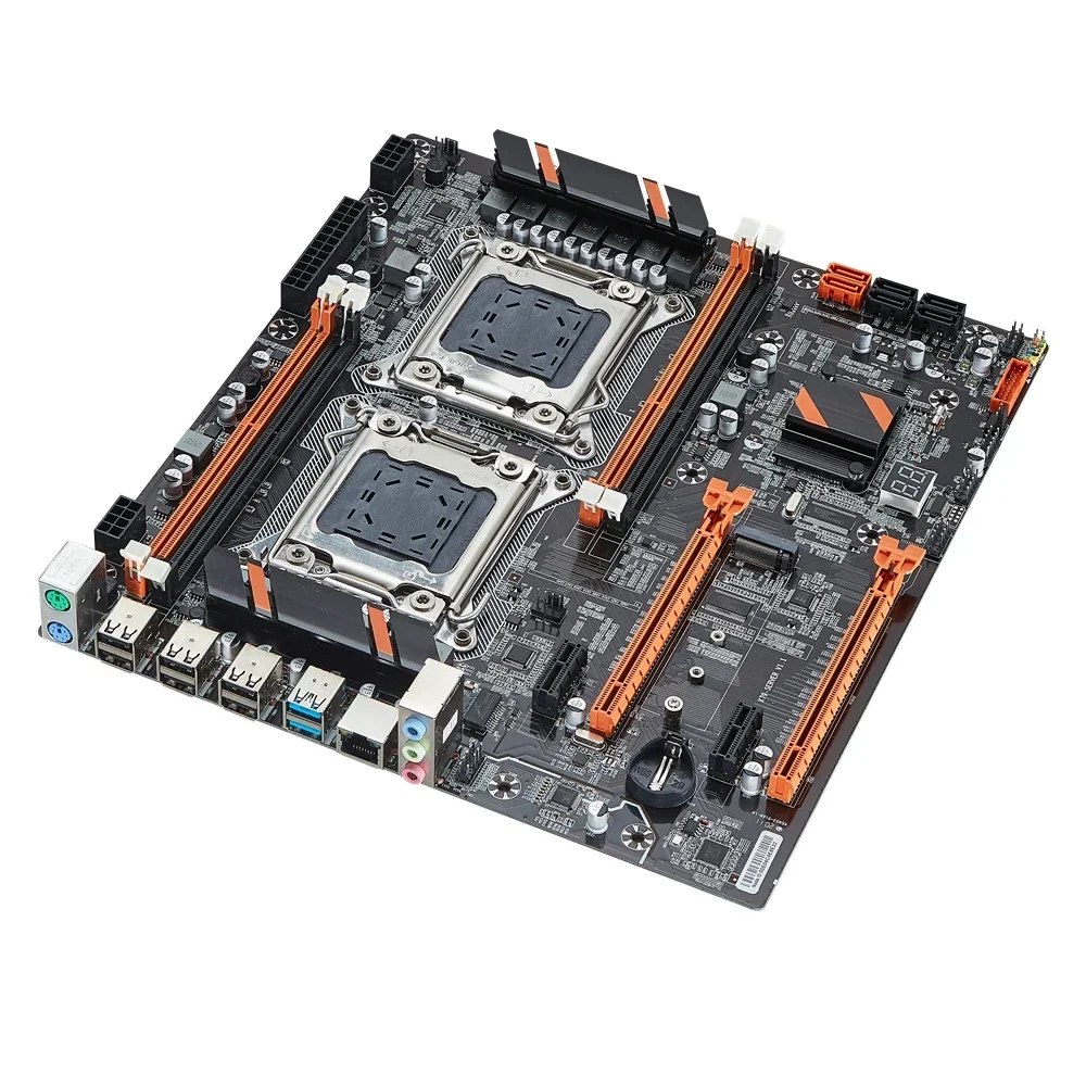 Imagem -03 - Conjunto de Motherboard X79 Dual Cpu Processador e5 2650v2 Lga 2011 4*16gb = 64gb 1600mhz Ram Ddr3 Usb 3.0 Suporte Pci-e 3.0