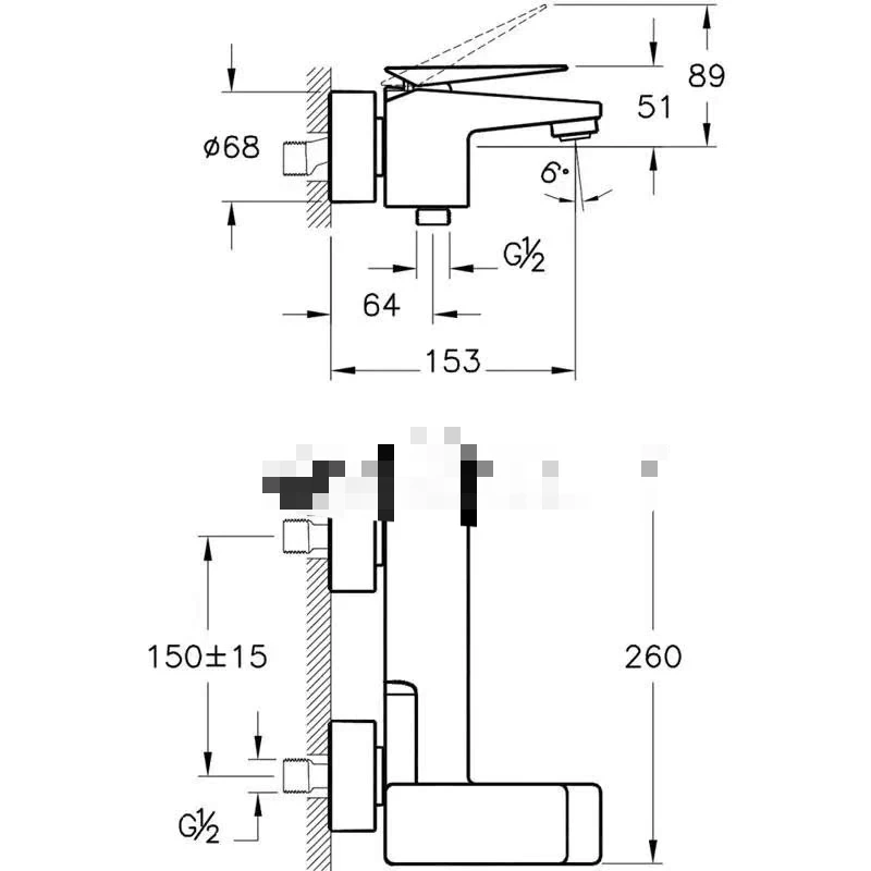 Bathtub faucet A42356