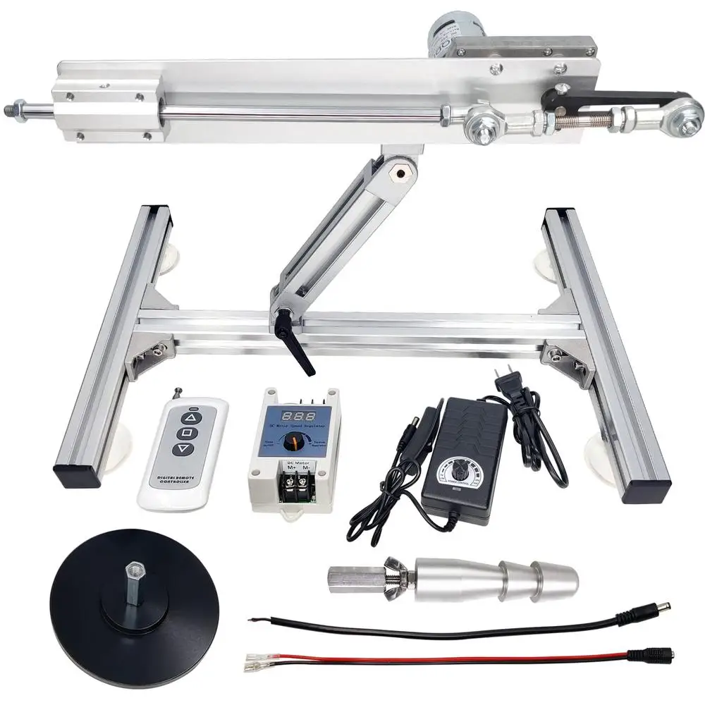 Linear Actuator Telescopic Motor 24V 160rpm High Torque 30lbs 30mm-150mm Adjustable with Stand Remote 775 DC Motor Easy Install